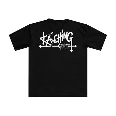 Ka-Ching Graffiti T-Shirt, Streetwear Tee, Casual Wear, Summer Style Black