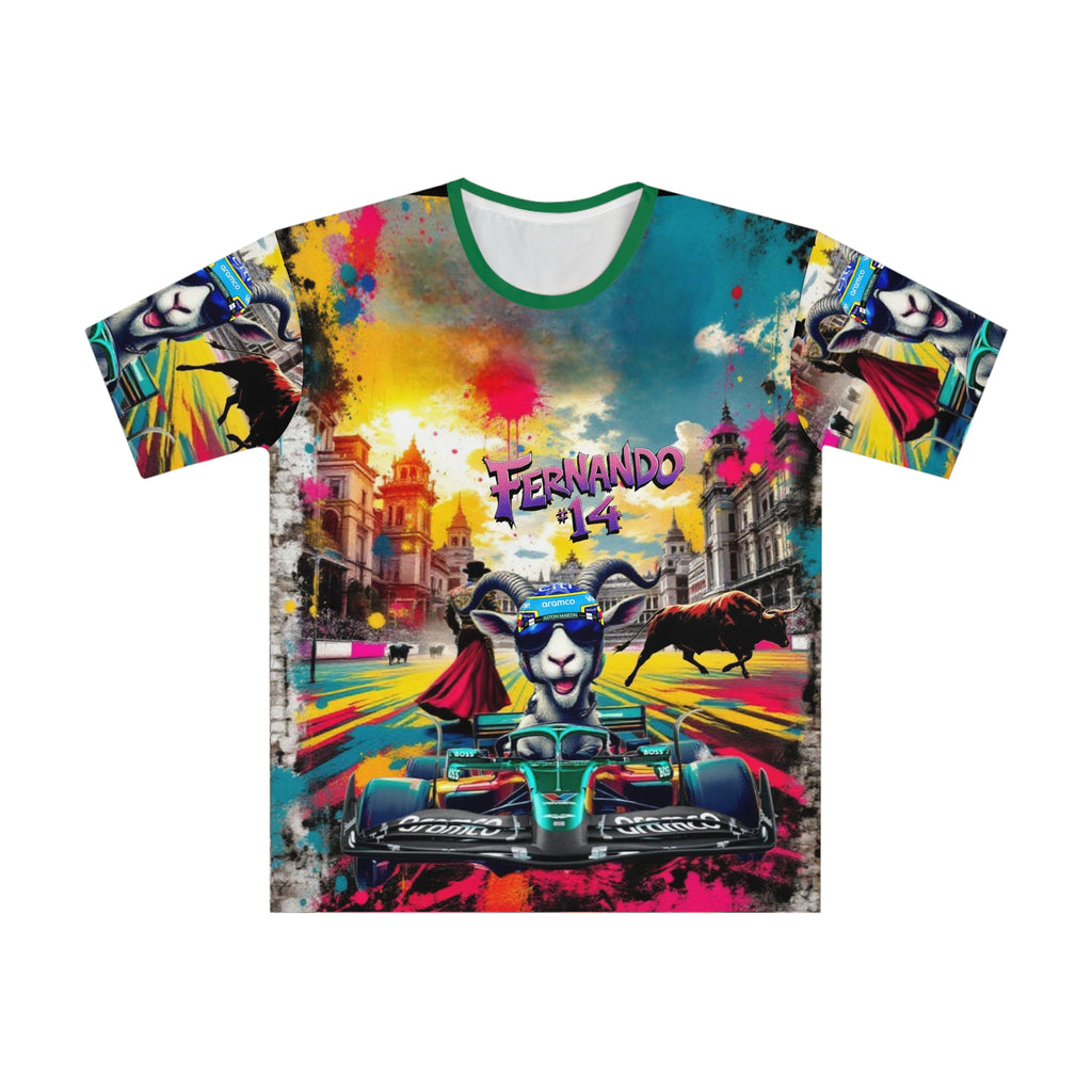 FA #14 T-Shirt - Colorful Racing Design - Perfect for Motorsport Fans