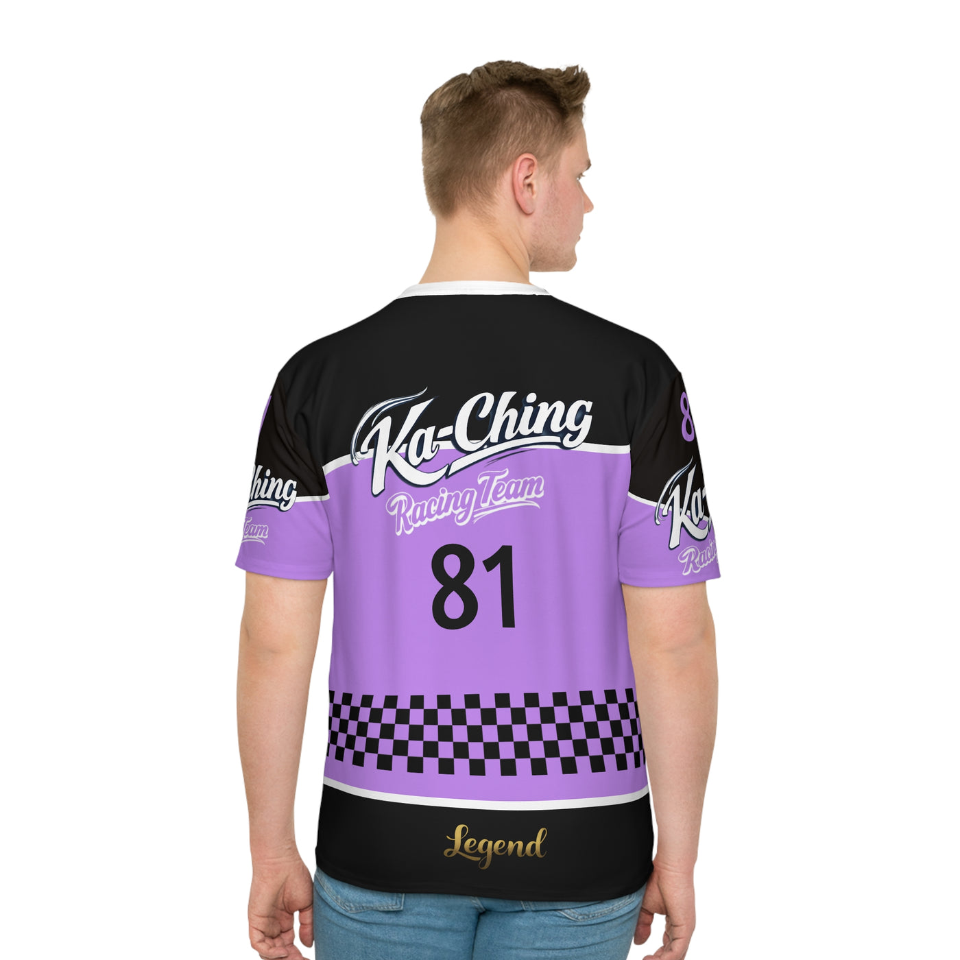 Ka-Ching Racing Team, Motorsports unisex T-Shirt Purple