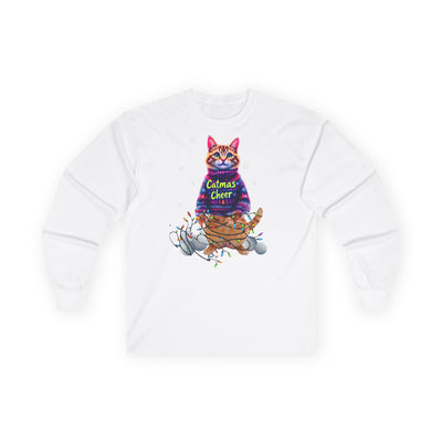 Cat Long Sleeve Tee, Unisex Cat Lover Shirt, .