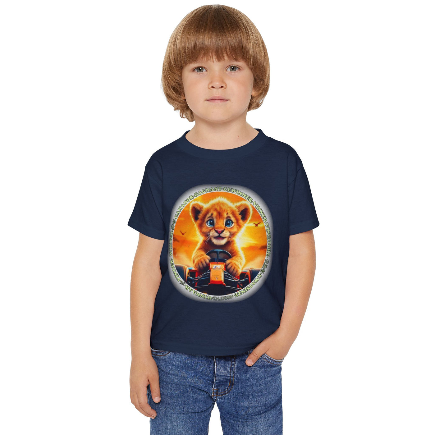 Toddler Lion Graphic T-Shirt - Cute Kids Apparel for Animal Lovers