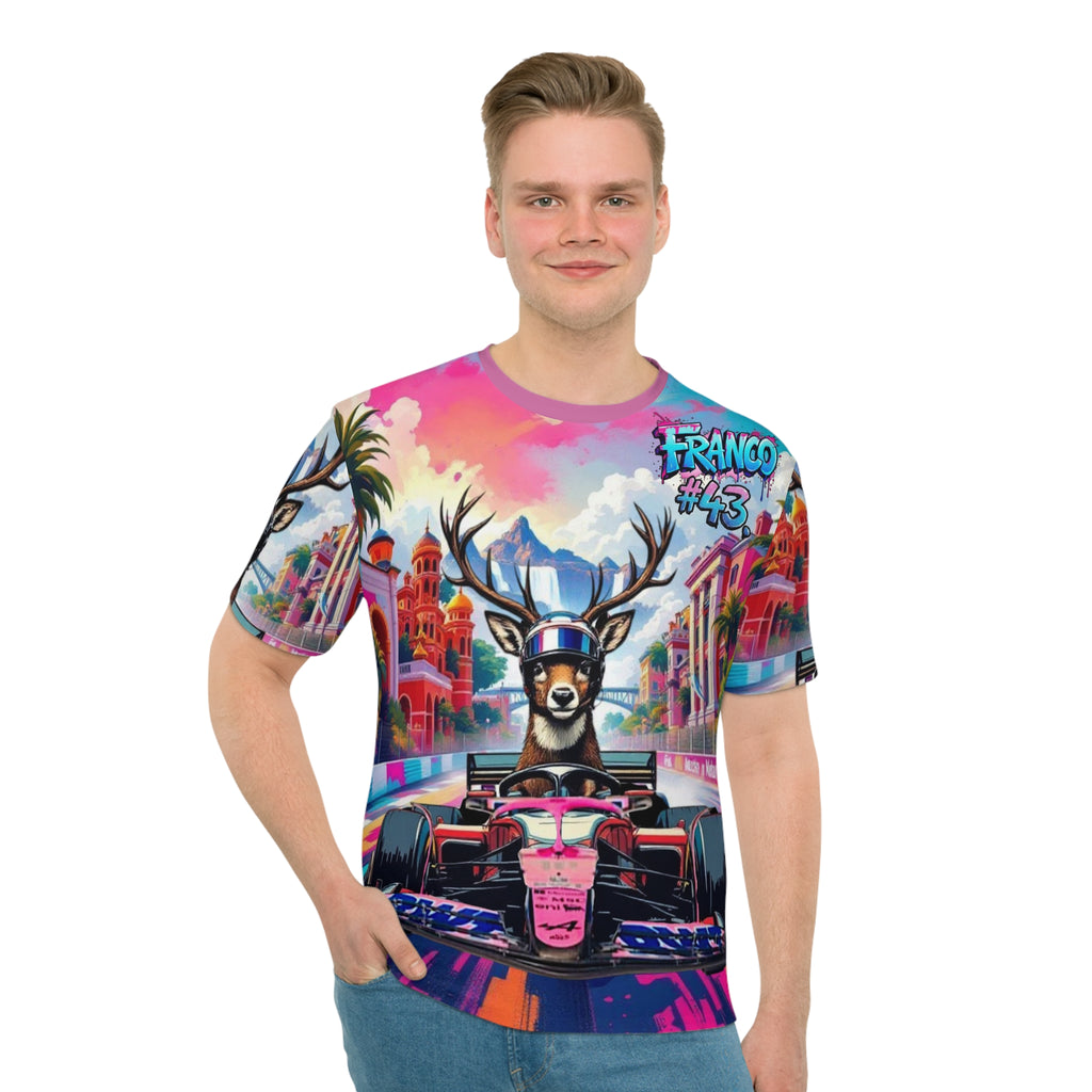 FC#43 T-Shirt - Colorful Racing Design - Perfect for Motorsport Fans