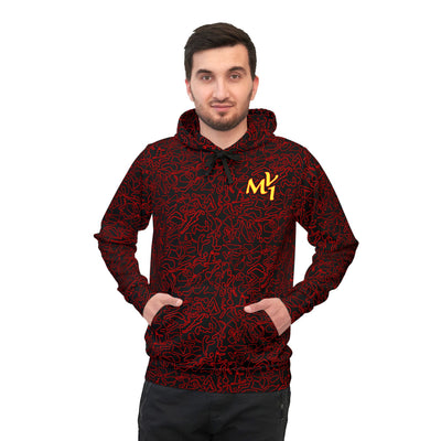 MV1 Track Red B Hoodie