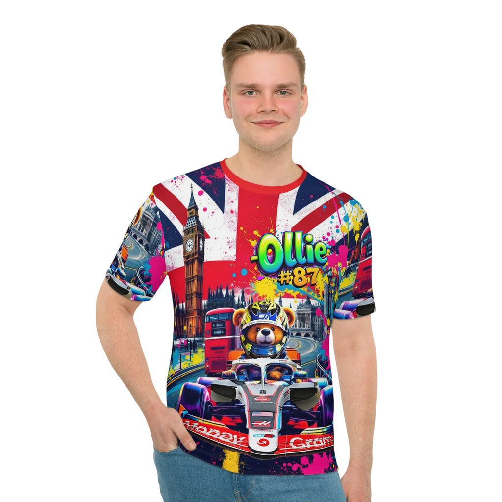OB #87 T-Shirt - Colorful Racing Design - Perfect for Motorsport Fans