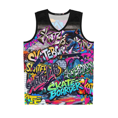 Skateboarding graffiti Unisex Tank Vest