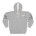Ka-Ching Graffiti White Hoodie - Unisex Pullover, Streetwear Fashion, Casualwear, Unique Graphic Sweatshirt, Gift for Creative Souls