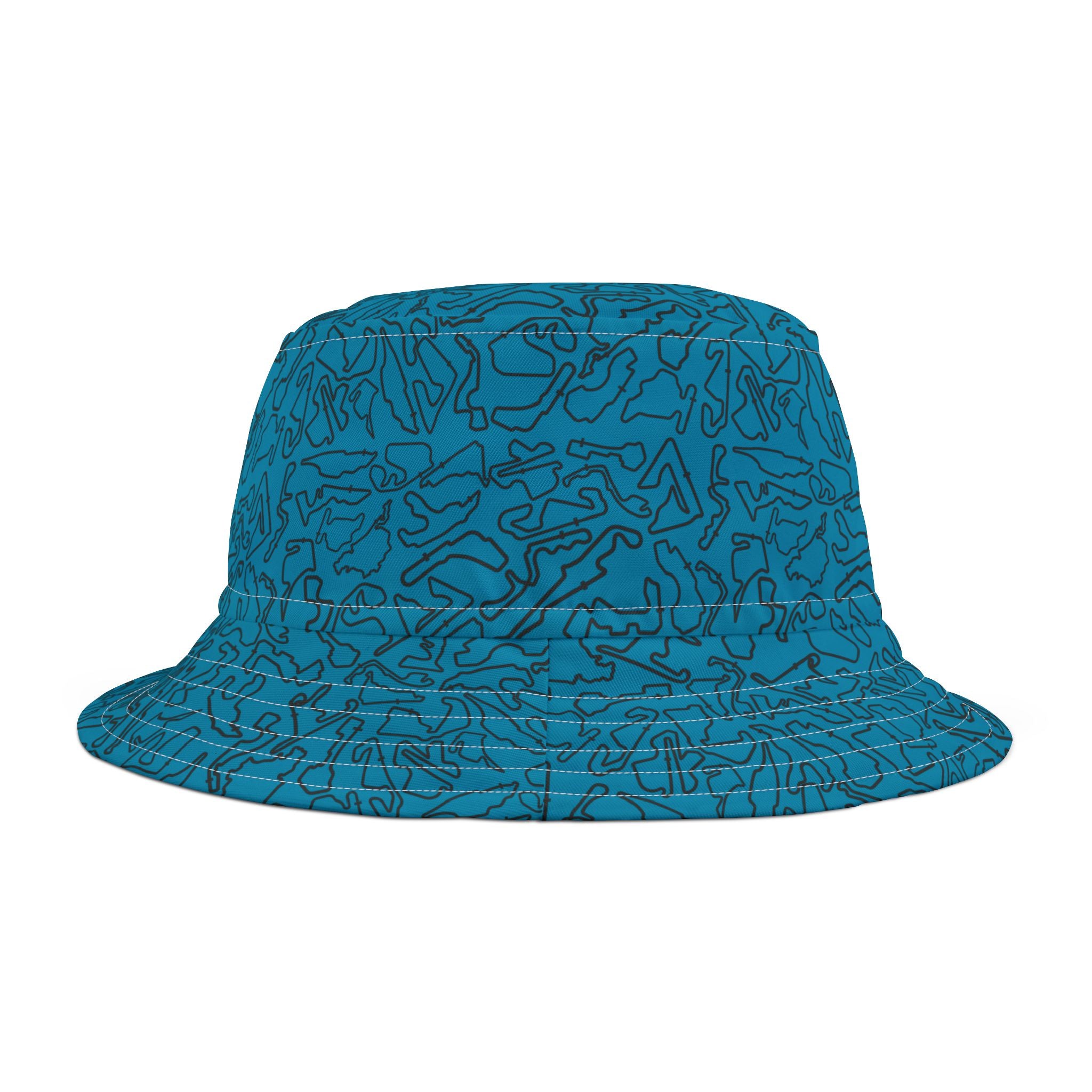 Teal bucket hat , Festival Fashion, Gift for Fashion Lovers, AOP Design