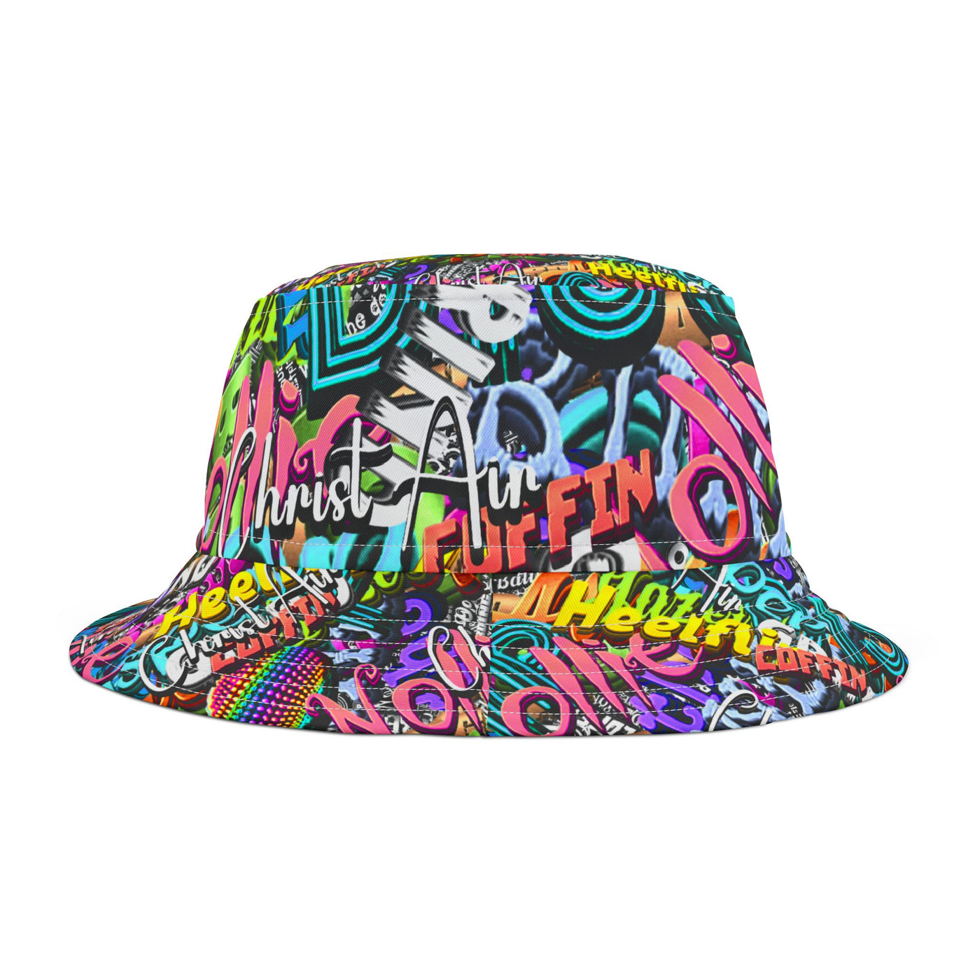 Colour Skateboarding tricks Bucket Hat