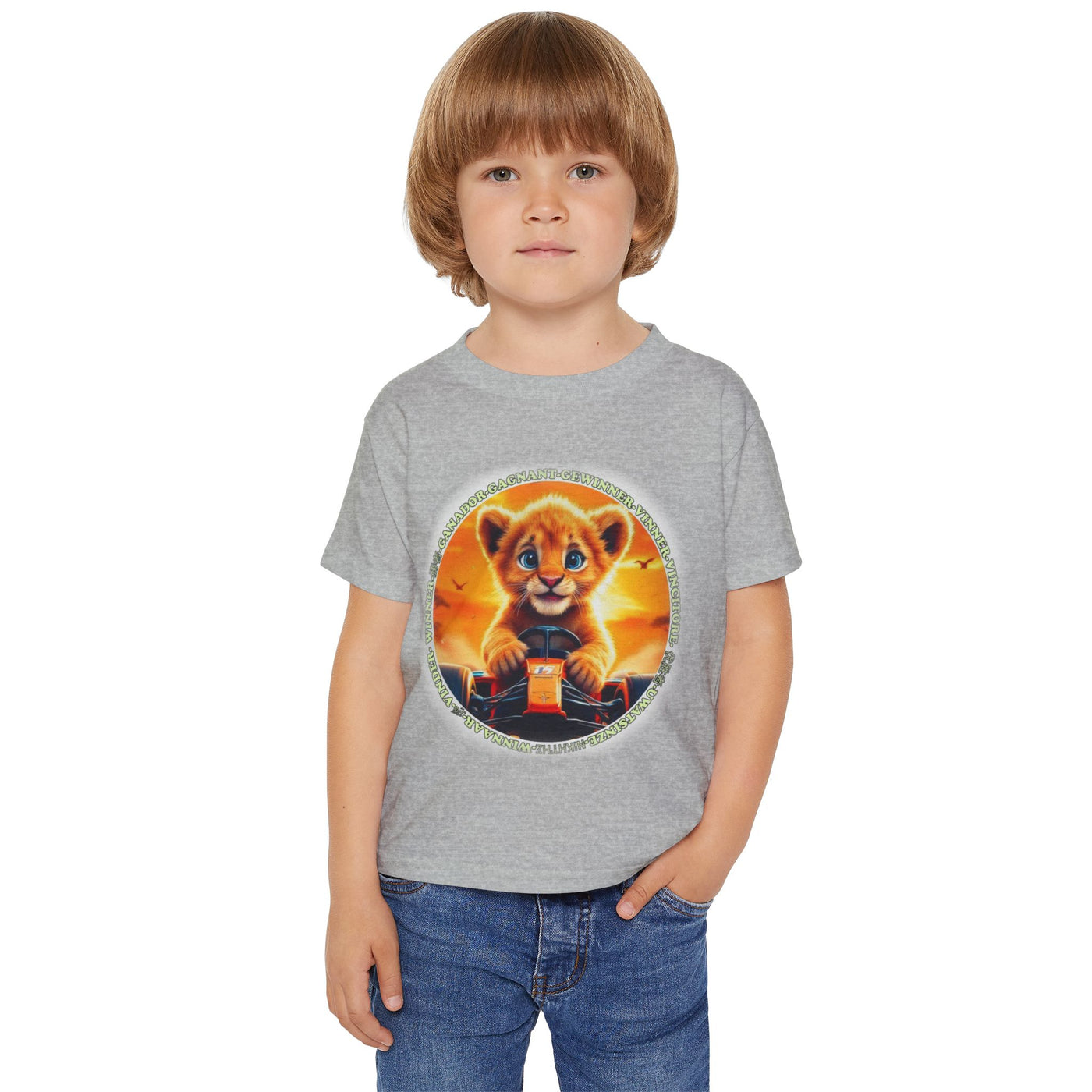 Toddler Lion Graphic T-Shirt - Cute Kids Apparel for Animal Lovers