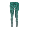 Black teal silver Track Casual Leggings