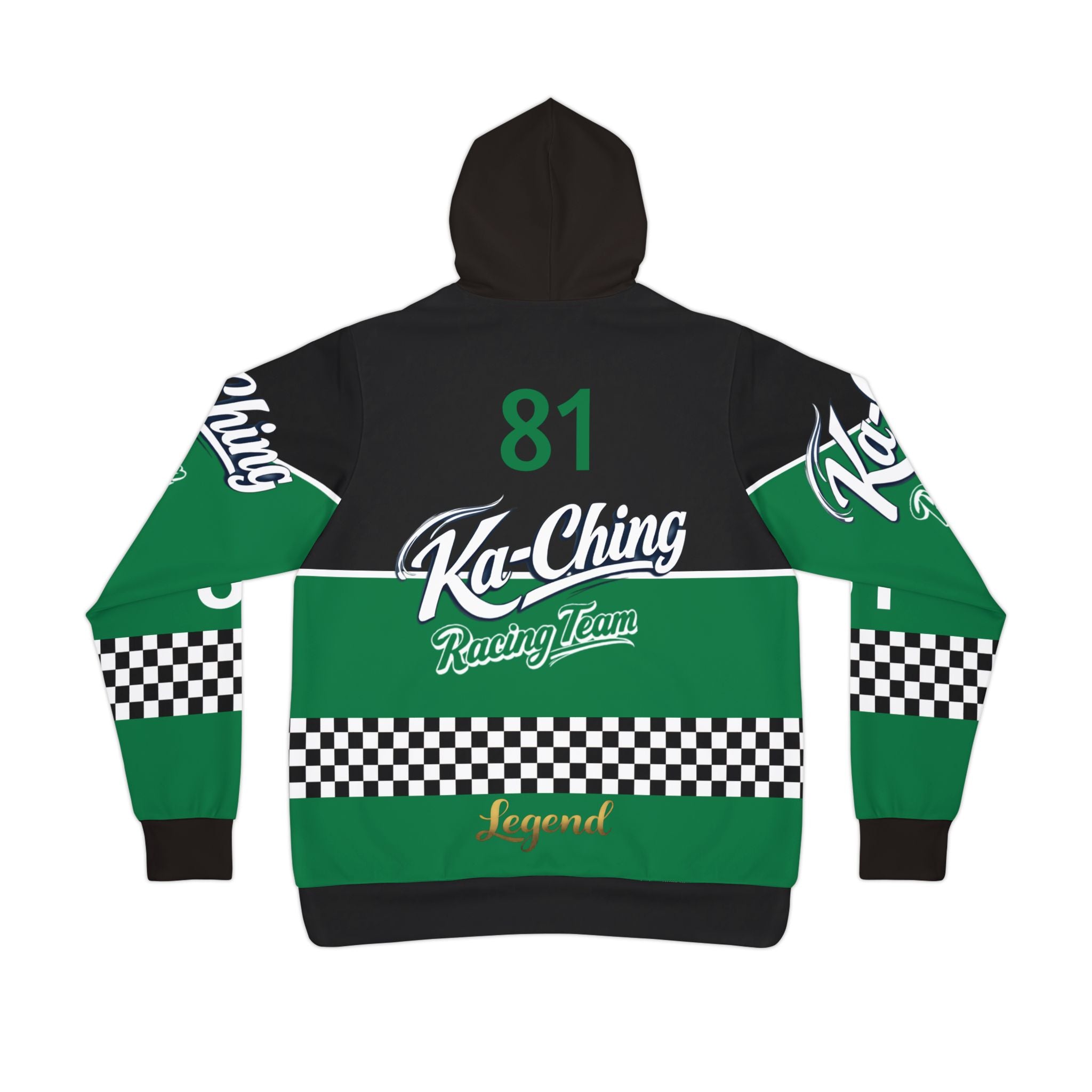 Ka-Ching Racing Hoodie unisex Motorsport Fans Green