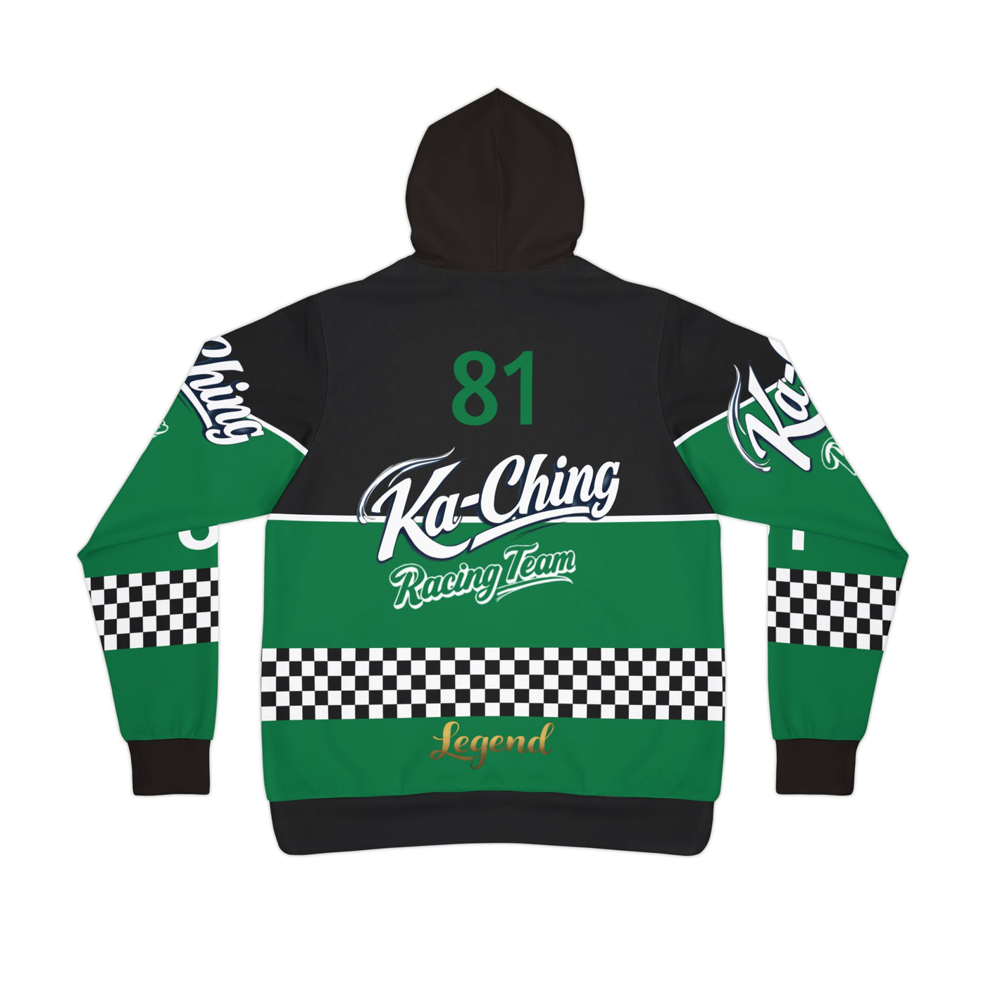 Ka-Ching Racing Hoodie unisex Motorsport Fans Green