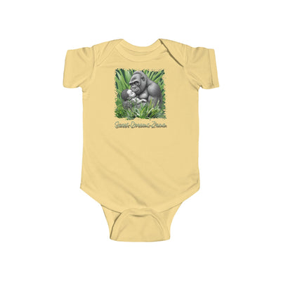 Gorilla Baby Bodysuit, Cute Infant Outfit, Animal Lover Gift, Jungle Themed Clothing, Perfect Baby Shower Present