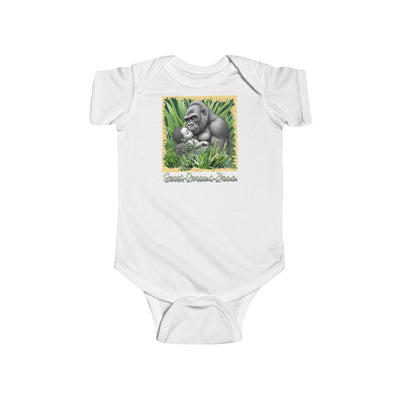 Gorilla Baby Bodysuit, Cute Infant Outfit, Animal Lover Gift, Jungle Themed Clothing, Perfect Baby Shower Present