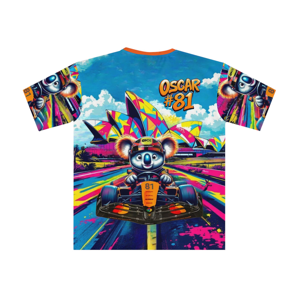 Australia #81 Loose T-Shirt - Colorful Racing Design- Perfect for Motorsport Fans