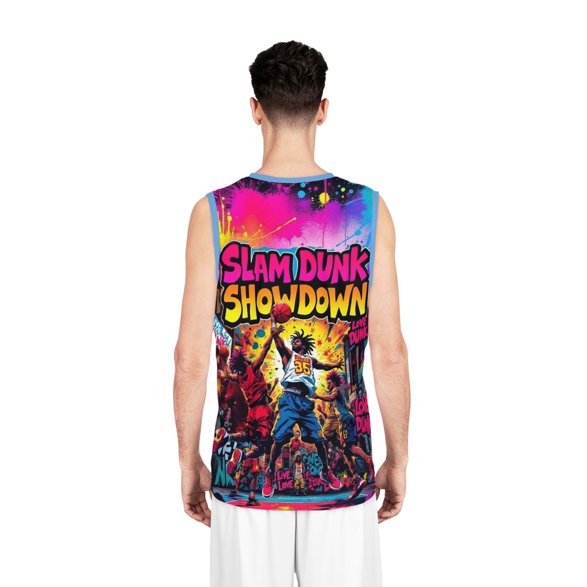 Ka-Ching Vibrant Basketball Tank Jersey 4, Cool Sports Apparel, Funky Athletic Wear, Unique Gift for Sports Lovers, Streetwear Style