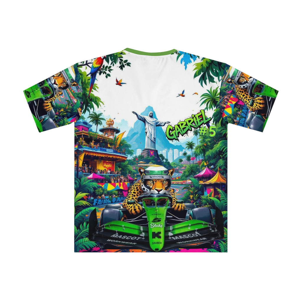 #5 Loose T-Shirt - Colorful Racing Design - Perfect for Motorsport Fans