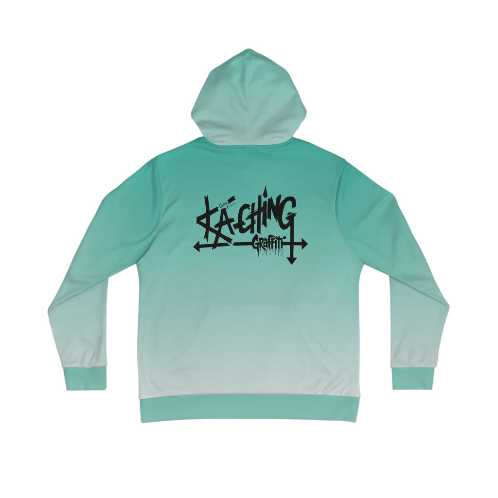 Ka-Ching Graffiti Unisex, Streetwear Sweatshirt, Gift for Artists, Casual Wear, Graphic Hoodie, Stylish White
