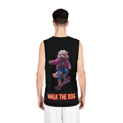 Walk the dog, Graffiti Graphic Tee, Big back graphic