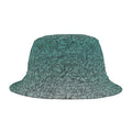 Teal grey Track Camo bucket hat , Festival Fashion, Gift for Fashion Lovers, AOP Design