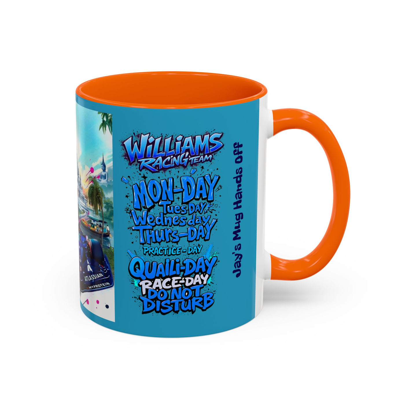 Team Coffee Mug – Perfect for Motor Sports Fans!