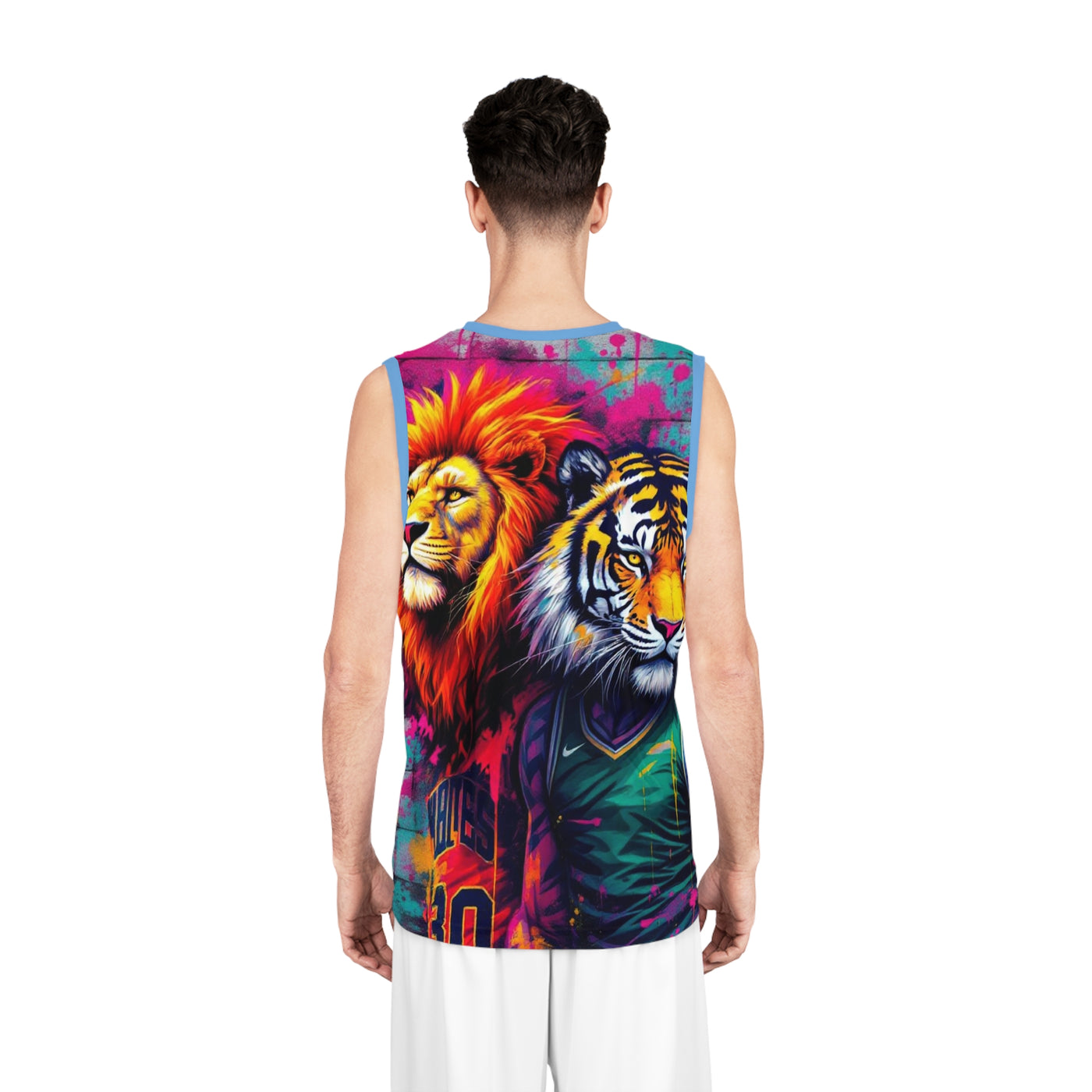 Ka-Ching Vibrant Basketball Tank Jersey 2, Cool Sports Apparel, Funky Athletic Wear, Unique Gift for Sports Lovers, Streetwear Style