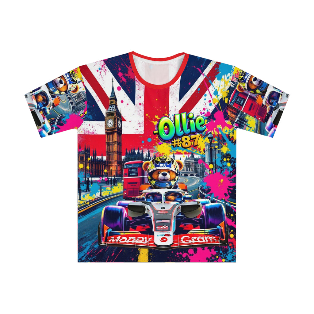 OB #87 T-Shirt - Colorful Racing Design - Perfect for Motorsport Fans