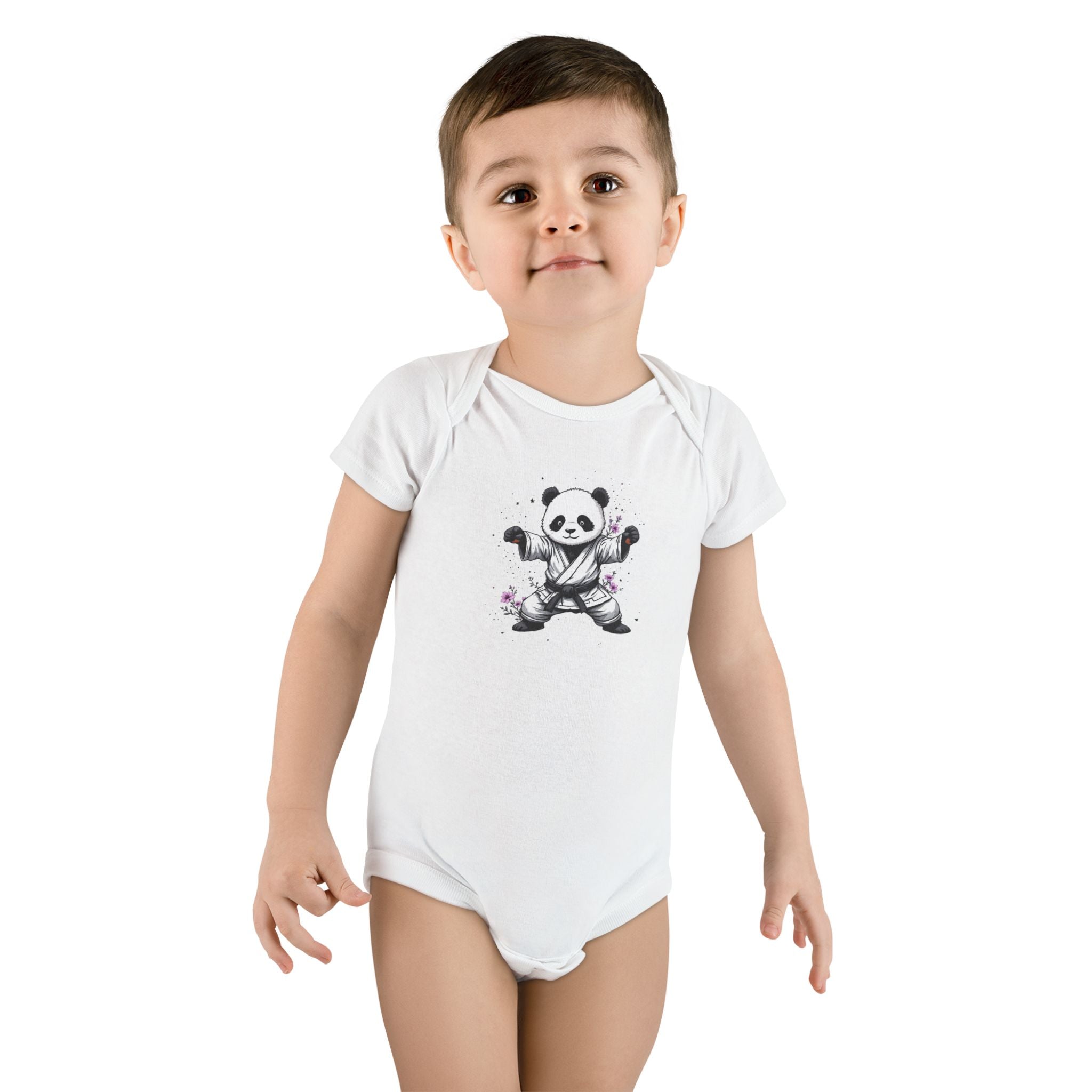 Ninja Panda Baby Onesie, Cute Baby Clothes, Baby Shower Gift, Newborn Outfit, Animal Lover Apparel, Fun Baby Shower Gift