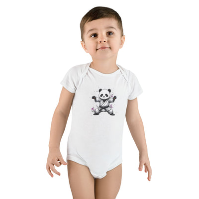 Ninja Panda Baby Onesie, Cute Baby Clothes, Baby Shower Gift, Newborn Outfit, Animal Lover Apparel, Fun Baby Shower Gift
