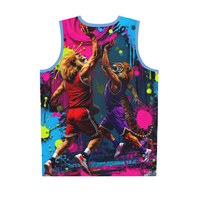 Ka-Ching  Basketball Vibrant Jersey, Cool Sports Apparel, Funky Athletic Wear, Unique Gift for Sports Lovers, Streetwear Style