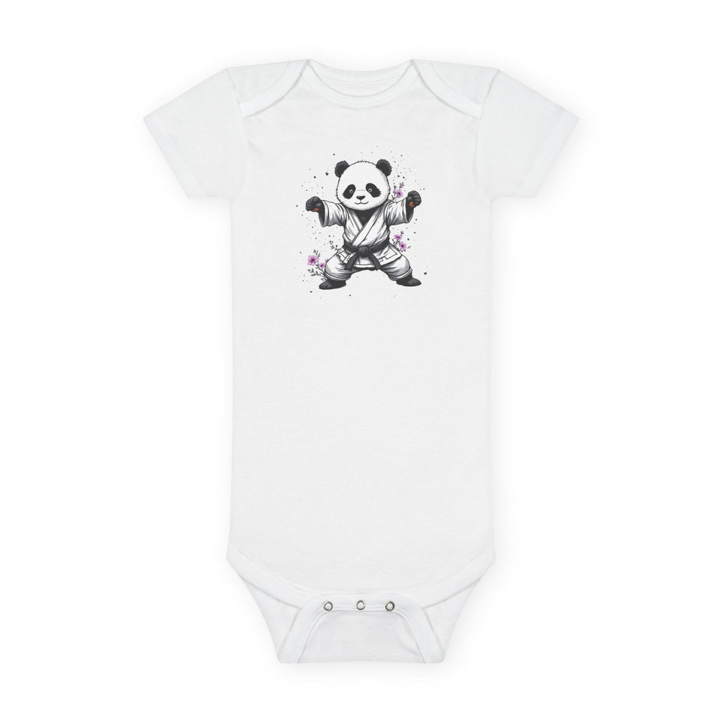 Ninja Panda Baby Onesie, Cute Baby Clothes, Baby Shower Gift, Newborn Outfit, Animal Lover Apparel, Fun Baby Shower Gift
