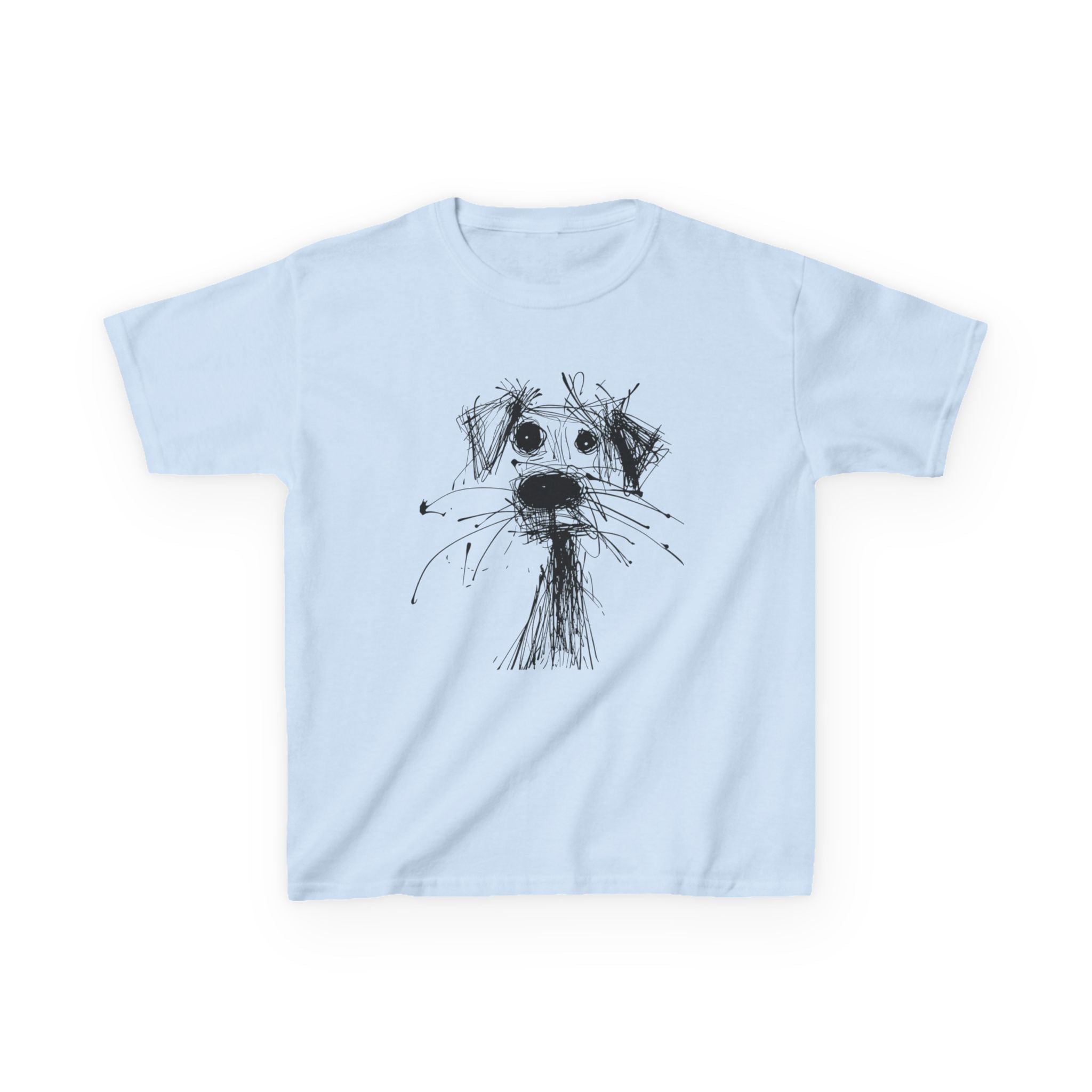 Kids Dog Sketch Tee | Adorable Pet Lover Shirt
