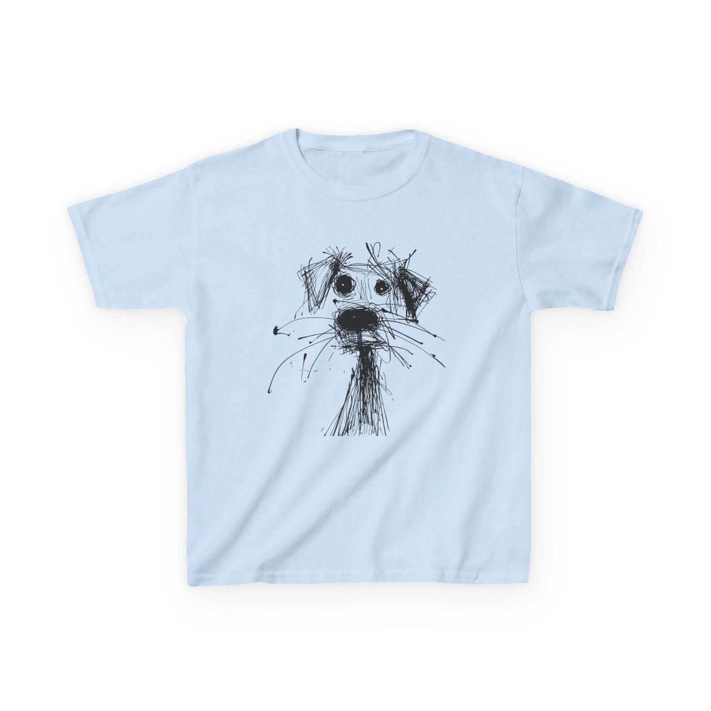 Kids Dog Sketch Tee | Adorable Pet Lover Shirt