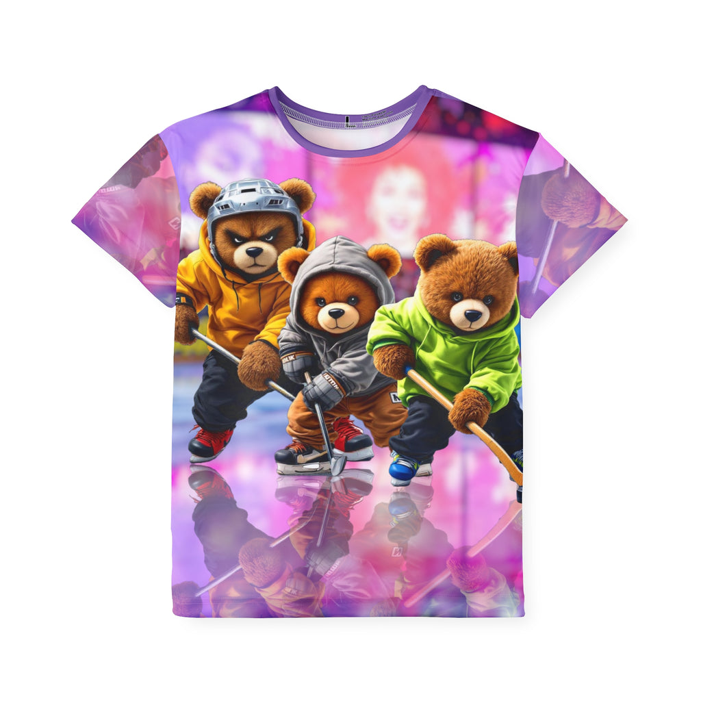 Graffiti Bears Hockey kids Tee