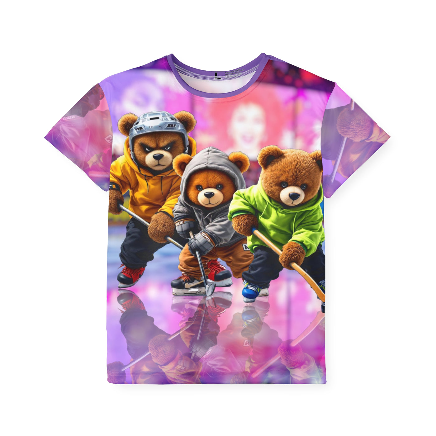 Graffiti Bears Hockey kids Tee