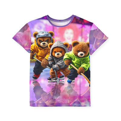 Graffiti Bears Hockey kids Tee