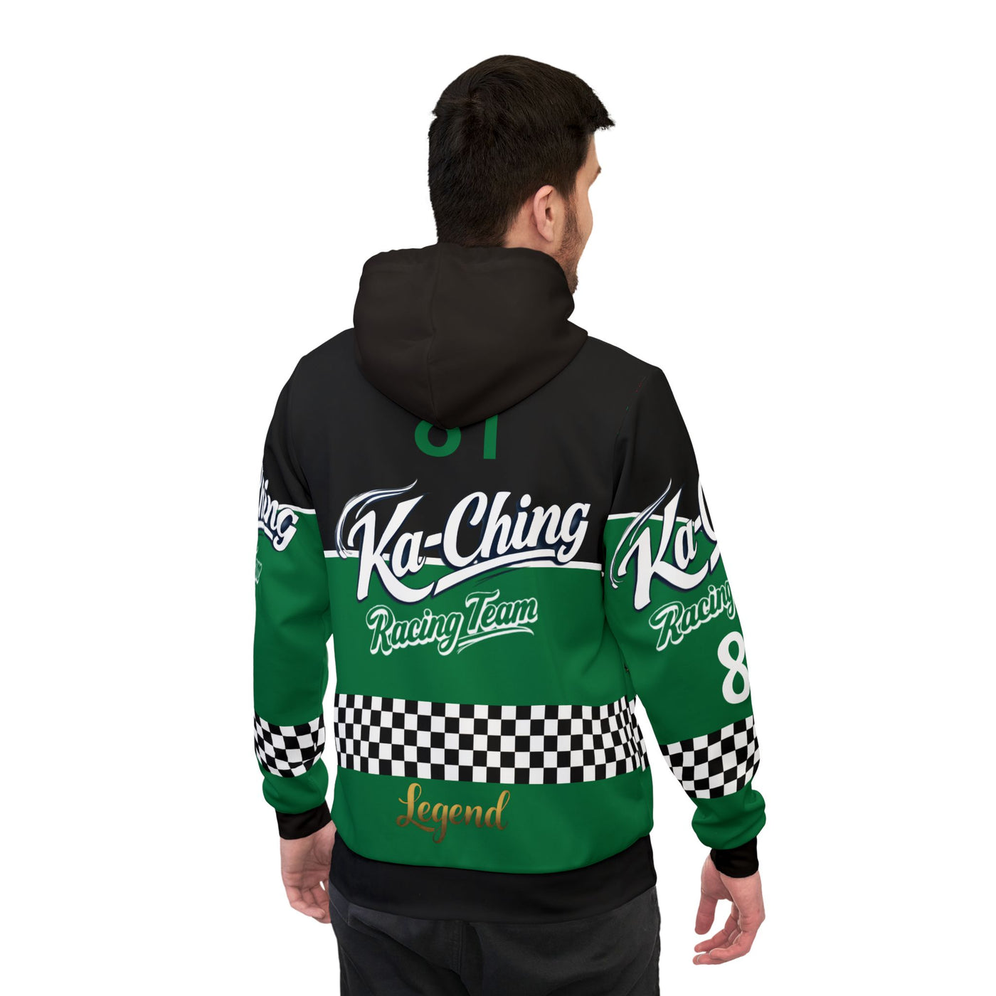 Ka-Ching Racing Hoodie unisex Motorsport Fans Green