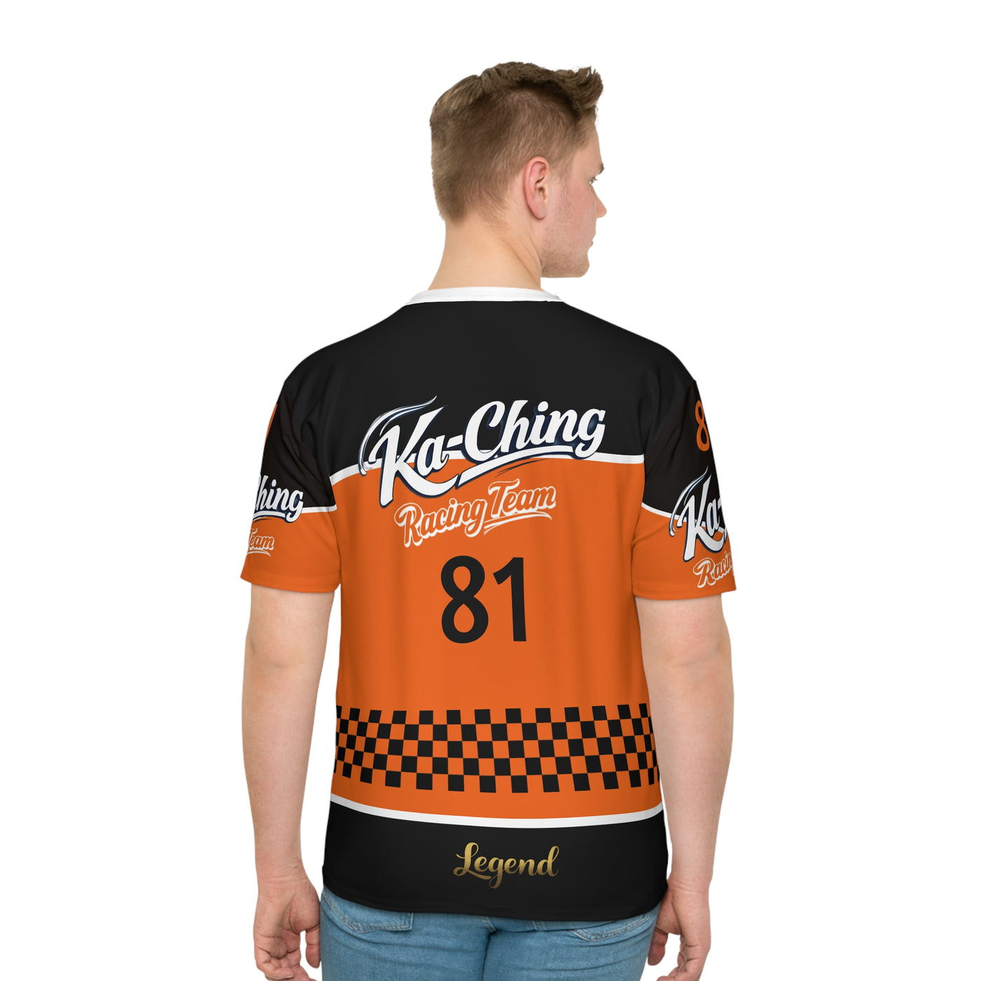 Ka-Ching Racing Team, Motorsports unisex T-Shirt Orange