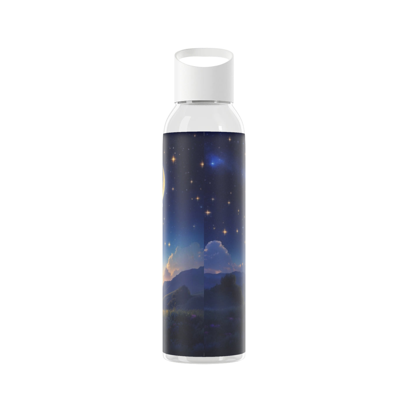 Love you to the moon and back brown bears water bottle