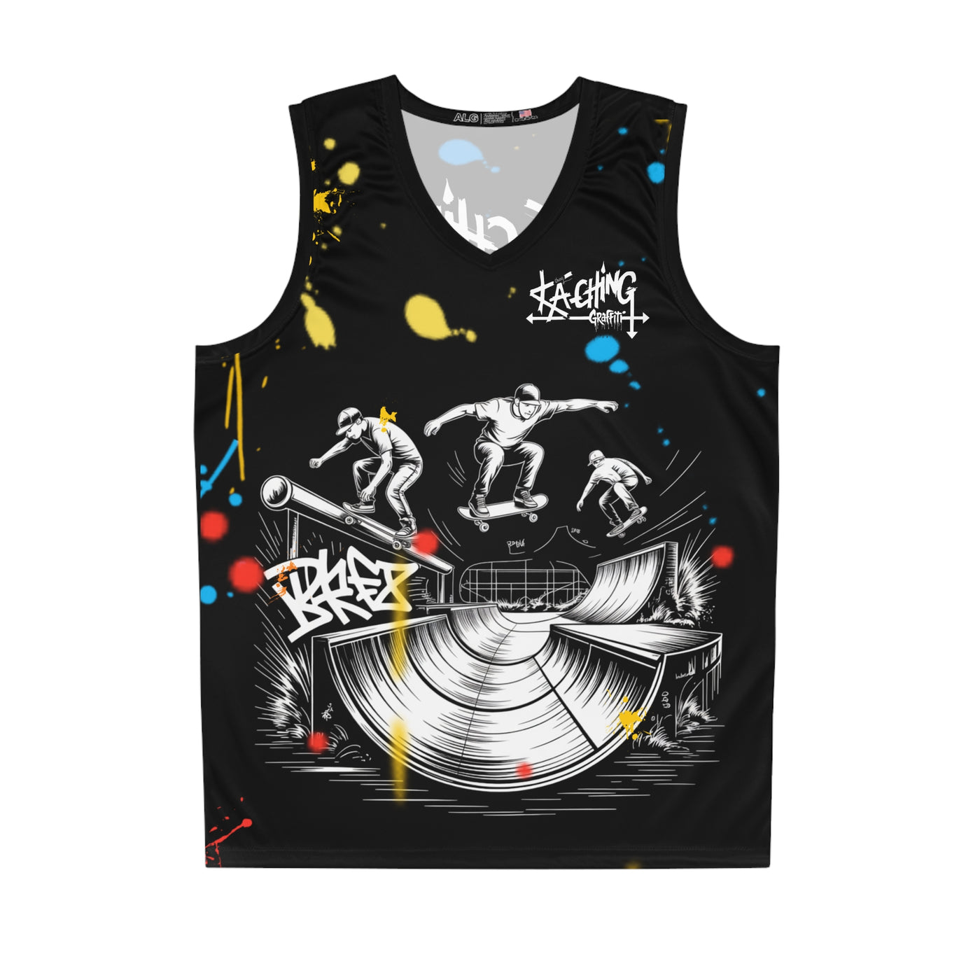 Ka-Ching- Graffiti Graphic Tee, Big back graphic