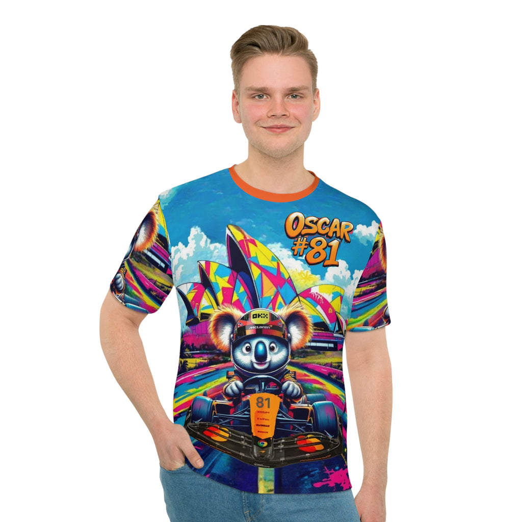 Australia #81 Loose T-Shirt - Colorful Racing Design- Perfect for Motorsport Fans