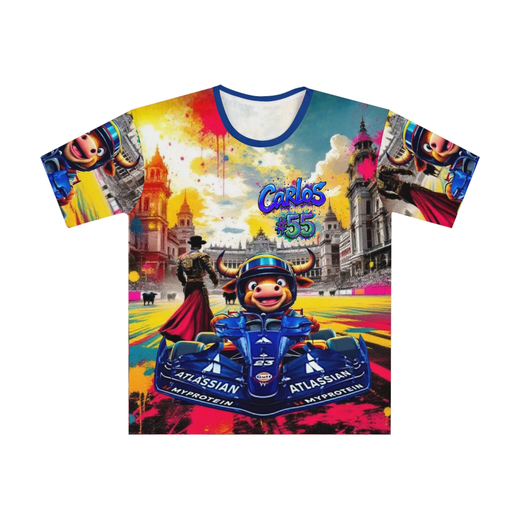 CS #55 T-Shirt - Colorful Racing Design - Perfect for Motorsport Fans