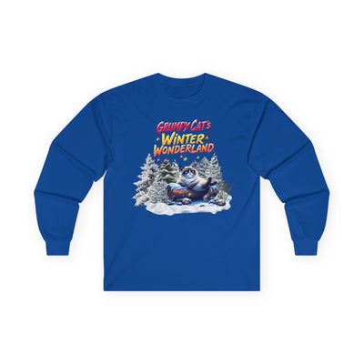 Grumpy Cat's Winter Wonderland Unisex Sleeve Tee. 1 '
