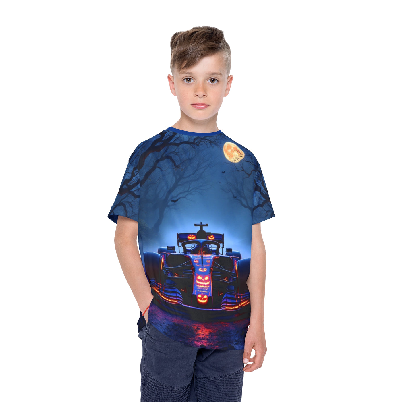 Hallow Tec Race party kids Unisex Tee