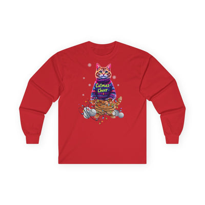 Cat Long Sleeve Tee, Unisex Cat Lover Shirt, .