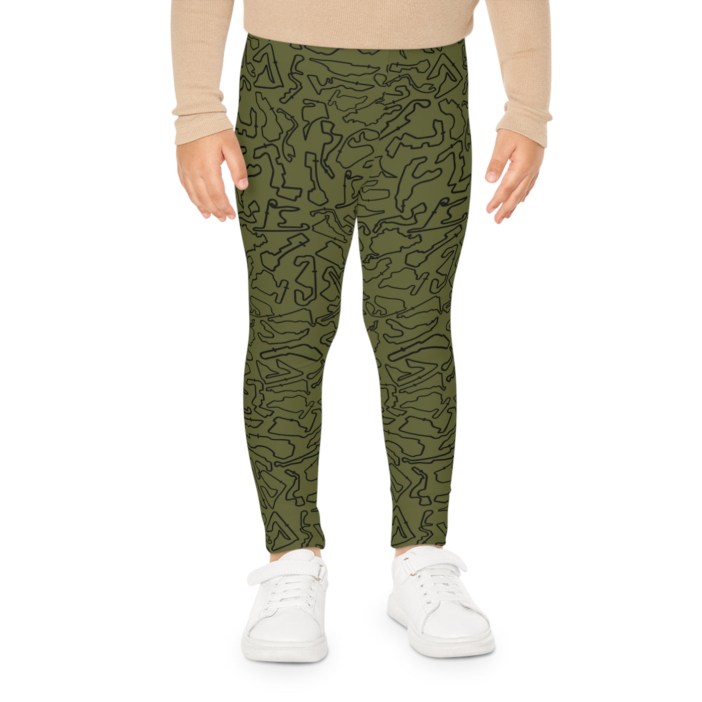 Track print Army kids Leggings, Activewear, Fashionable
