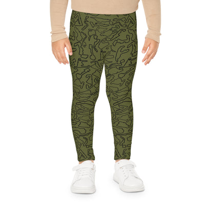 Track print Army kids Leggings, Activewear, Fashionable