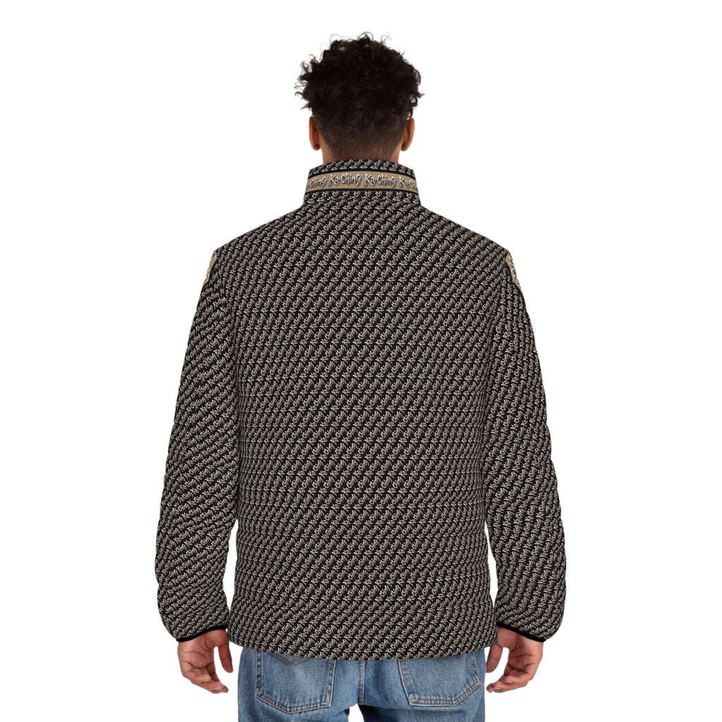 Ka-Ching Tan designer print Puffer Jacket limited edition