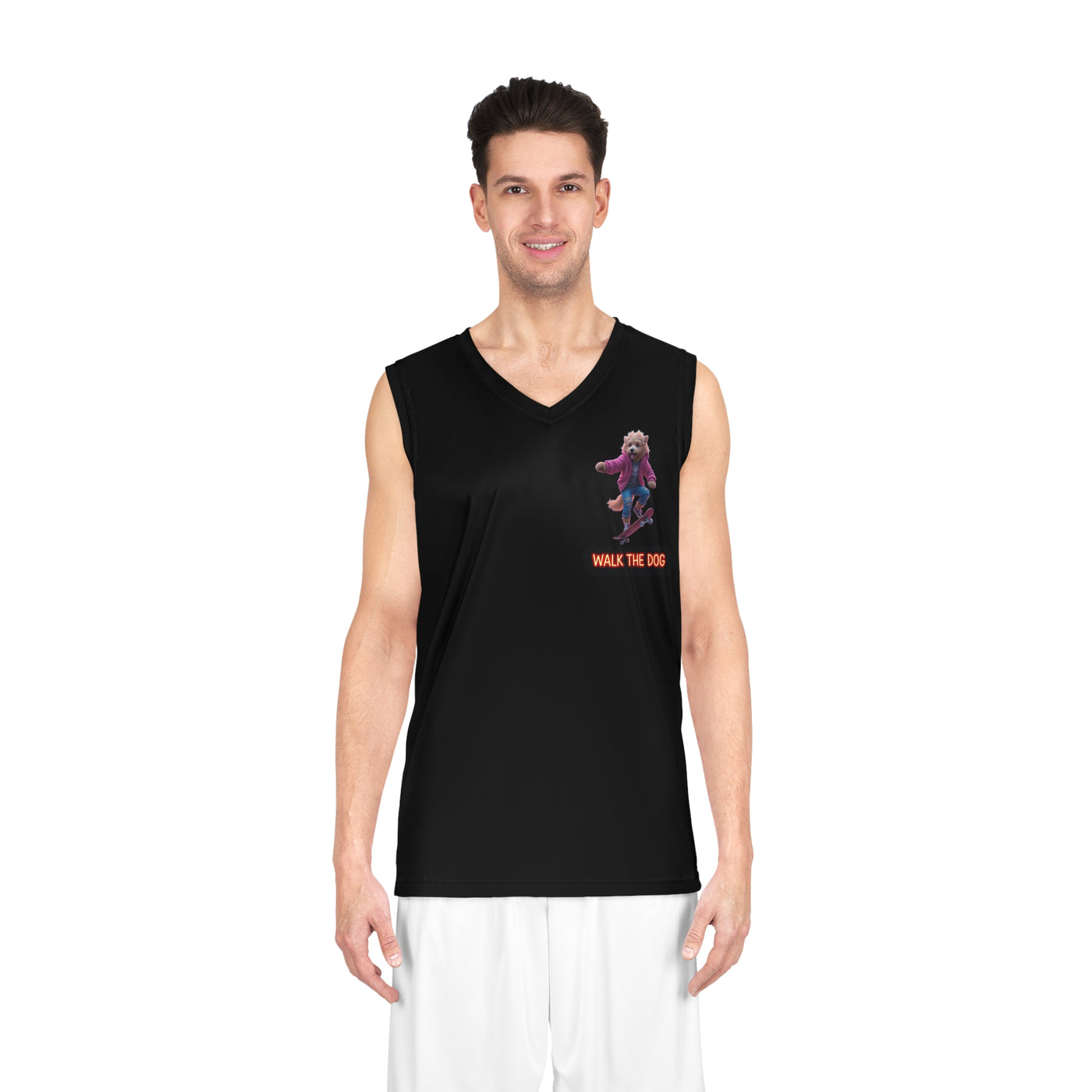 Walk the dog, Graffiti Graphic Tee, Big back graphic