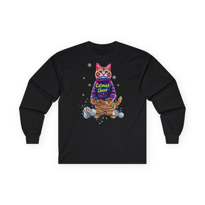 Cat Long Sleeve Tee, Unisex Cat Lover Shirt, .
